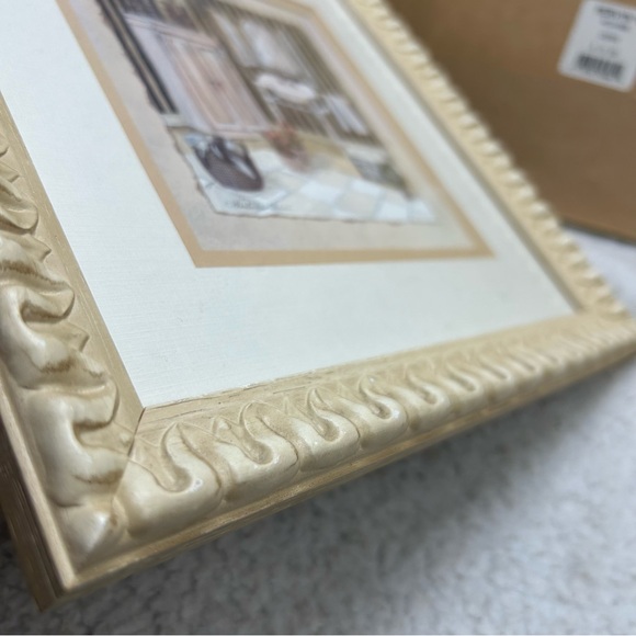 C Winterle Olson set of 2 bathroom framed decor cream color 10.5" Mervyn's - Picture 14 of 14